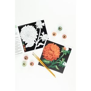 ELLE CREE' DAHLIAS MINI PAINT-BY-NUMBER-KIT