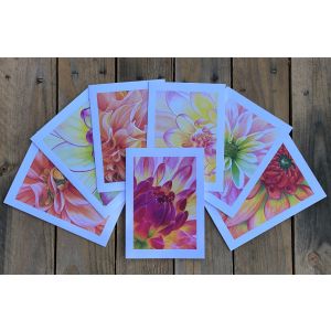Group shot of Dahlia Cards