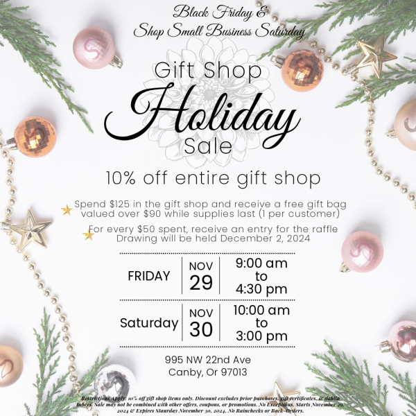 2024 - Gift Shop Holiday Sale