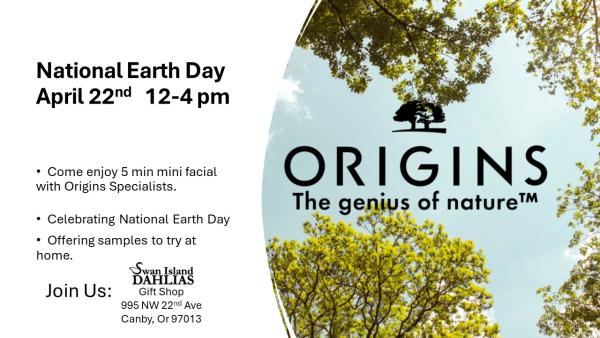 National Earth Day - Origins Visit